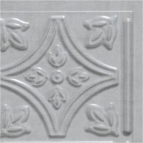 FASÄDE Panel decorativo de vinilo estilo tradicional/patrón 1 en Cashmere (muestra de 6x6 pulgadas)
