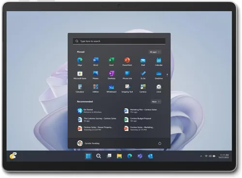 Miniatura 2 de Microsoft Tablet Surface Pro 9 de 13 pulgadas, Core i7 de 12ª generación i7-1265U, deca-core (10 núcleos), 16 GB de RAM, SSD de 512 GB, Windows 11