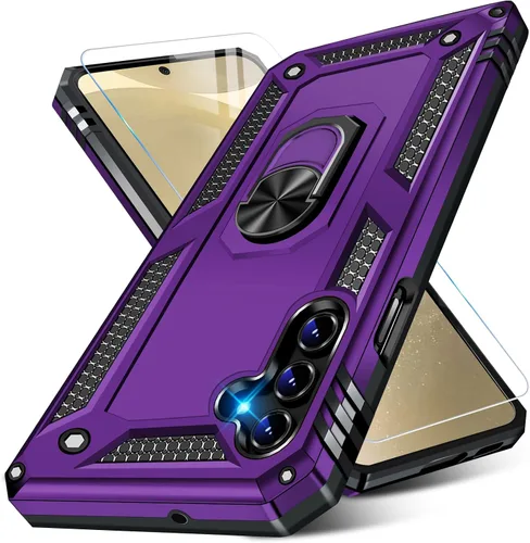 Miniatura 58 de Vaki Funda para Samsung Galaxy S22 5G con protector de pantalla integrado de grado militar, cubierta dura y resistente, funda resistente para Galaxy
