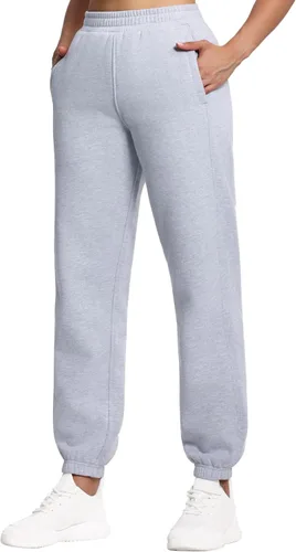 Miniatura 9 de THE GYM PEOPLE Pantalones deportivos de forro polar para mujer con bolsillos