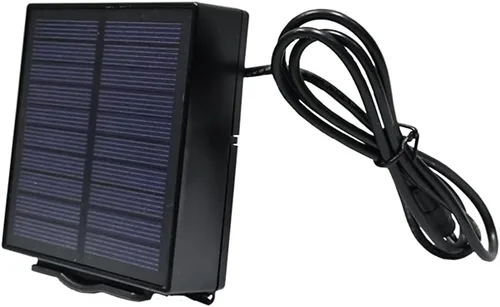 Miniatura 2 de Solar BC-01 Panel de cargador solar, 1 vatio, IP65 impermeable, salida de 5 V CC, 3.307 x 3.543 in, compatible con cámara SG520