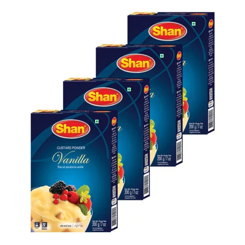 Miniatura 10 de Shan Polvo de crema de mango, 7.05 oz, postre esencial para cualquier ocasión, apto para vegetarianos, bolsa hermética en una caja (paquete de 3)