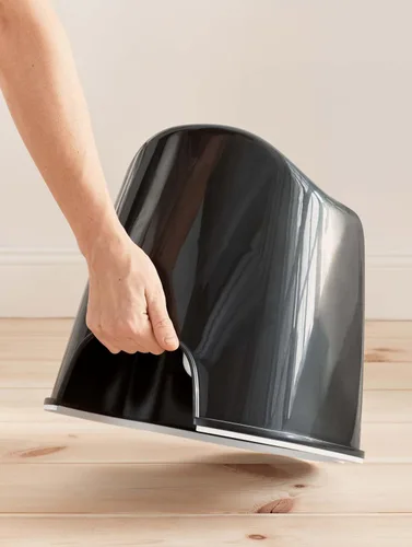 Miniatura 4 de BabyBjörn Silla para Orinal, Inodoro de Entrenamiento para Niños en Negro/Blanco, Fácil de Limpiar, Orinal Interior Extraíble, Antideslizante