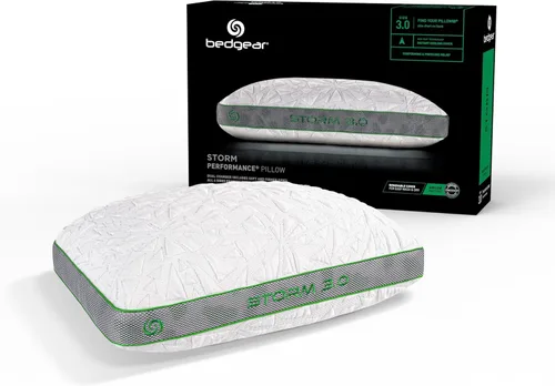 Miniatura 22 de Bedgear Storm Cuddle Curve - Almohada de rendimiento – Tamaño 3.0 – Almohada de cama refrescante para personas que duermen de lado – Firmeza media