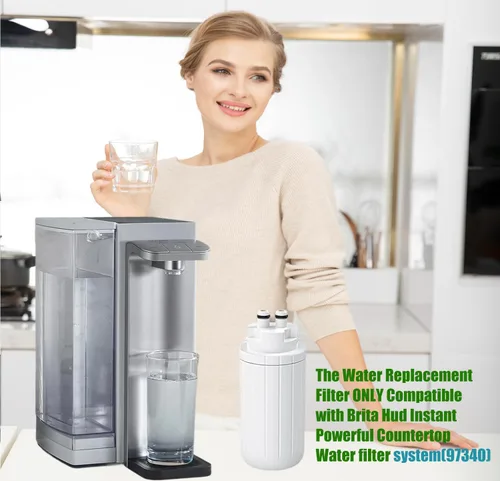 Miniatura 8 de Reemplazo del filtro de agua CTO1, compatible con el dispositivo de filtro de agua de encimera de Brita Hub, dura seis meses o 120 galones