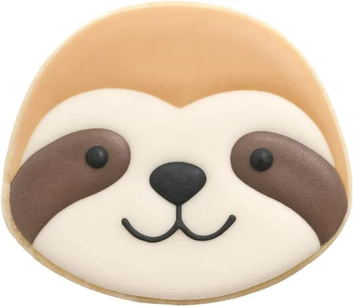 Miniatura 5 de Cortador de galletas con cara de perezoso con diseño fácil de empujar