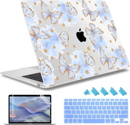 Miniatura 16 de May Chen Funda compatible con MacBook Air de 13 pulgadas (modelos A1369 y A1466, versión anterior 2010-2017), carcasa rígida de plástico