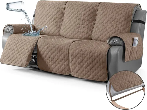 Miniatura 25 de TAOCOCO - Funda antideslizante para silla reclinable, funda para sofá, funda para silla reclinable pequeña con correas elásticas, protector