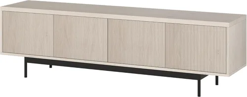 Miniatura 5 de Henn&Hart Whitman, soporte rectangular para TV de 70 pulgadas, color blanco aliso