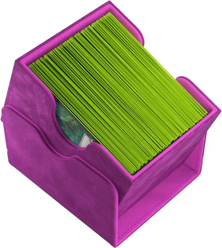 Miniatura 3 de GameGenic Caja de cubierta – Sidekick XL Púrpura 100CT – Almacenamiento de tarjetas TCG, OCG, CCG duradero y resistente – Compatible con Pokemon