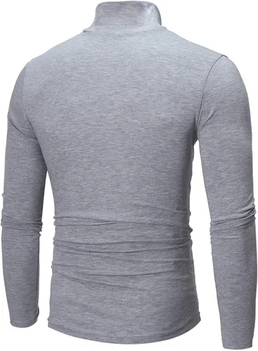 Miniatura 3 de Miekld Heated Hoodie for Men Men's Casual Swallow Gird Print Long Sleeve Tops Round Neck T-Shirt Blouse Pocket T Shirt Pack