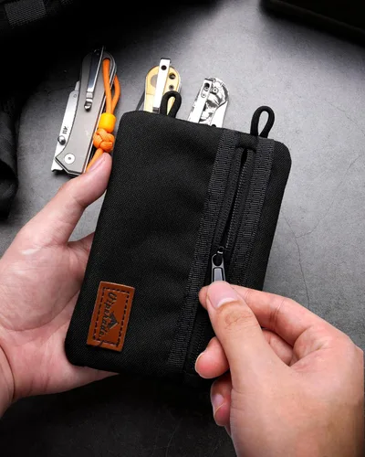 Miniatura 7 de VIPERADE VE1 Organizador de bolsillo, bolsa EDC para hombres, organizador de almacenamiento EDC, equipo EDC, bolsa de bolsillo multiherramienta