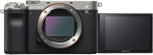 Miniatura 4 de Sony Cámara digital sin espejo Alpha a7C (solo cuerpo, plateado) (ILCE7C/S) + tarjeta de memoria de 64 GB + 2 baterías NP-FZ-100 + software de foto