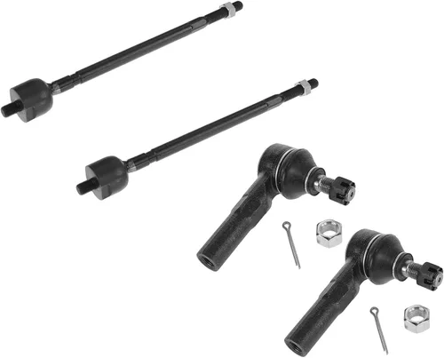 Miniatura 150 de TRQ Juego de barras de acoplamiento delanteras interiores y exteriores de 4 piezas compatible con Jeep Cherokee 1991-2001 y Comanche 91-92