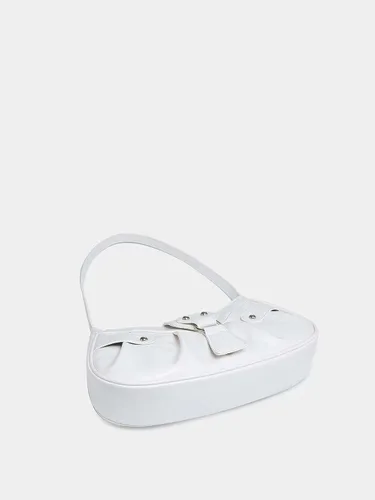 Miniatura 5 de Verdusa Bolso de mano plisado para mujer, bolso de mano de piel sintética