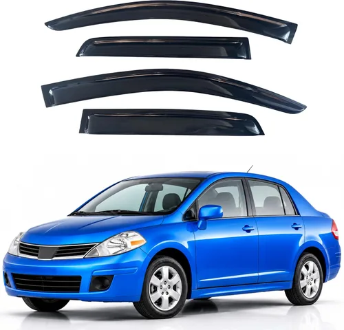 Miniatura 13 de Visor para ventana IG para Hyundai Venue 2020-2023, protector contra la lluvia, adhesivo extra duradero, deflector de viento para lado