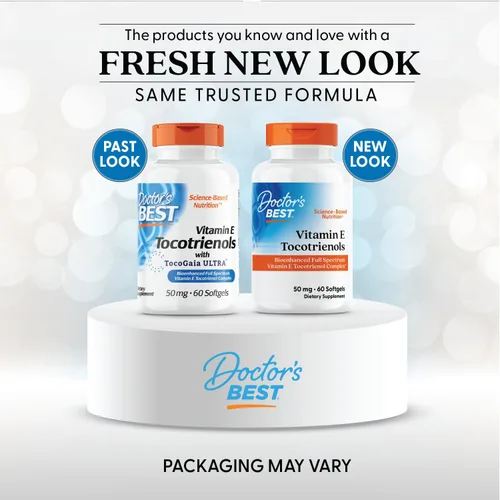 Miniatura 2 de Doctor's Best Los tocotrienoles de vitamina E contienen el complejo de vitamina E de espectro completo biomejorado TocoGaia ULTRA™, 60