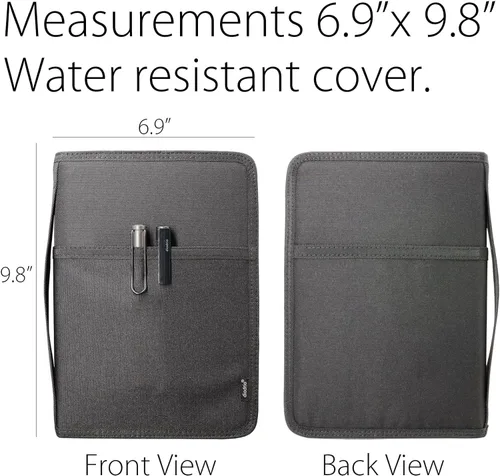 Miniatura 6 de diodrio Cuaderno con tapa de diario con cremallera A5 para Moleskine Cahier LEUCHTTURM Planificadores Cuaderno de bocetos, resistente al agua
