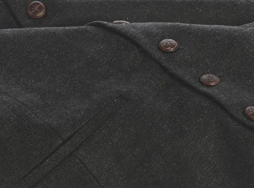 Miniatura 72 de Gioberti Chaleco de tweed formal de 6 botones para hombres