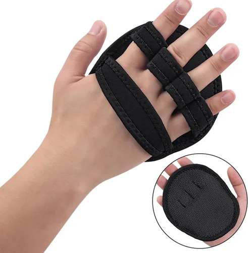 Miniatura 3 de Guantes de gimnasio para levantamiento de pesas, almohadilla de agarre de entrenamiento para hombre y mujer, fitness, levantamiento de pesas