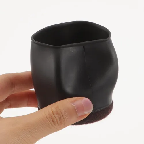 Miniatura 2 de Angoily Fundas para patas de silla, 10 unidades, tapones para ruedas de cama, tapones de rueda para muebles rodantes, protector de piso de madera