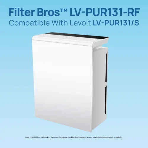 Miniatura 5 de Filter Bros LV-PUR131-RF HEPA + Juego de filtros de repuesto de carbono para LEVOIT PUR131