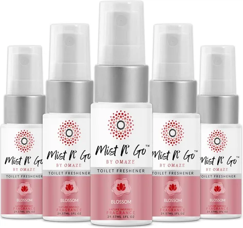 Miniatura 19 de Mist N' Go by Omaze - Aerosol de Baño de Viaje para Inodoro Eliminador de Olores - Aerosol de Inodoro de Viaje para Ambientador de Aire de Baño