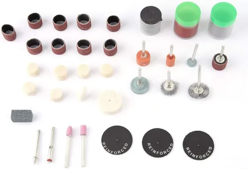 Kit de accesorios para herramientas rotativas, kits de perforación de pulido eléctrico, vástagos de 1/8 pulgadas, ajuste universal para amoladora