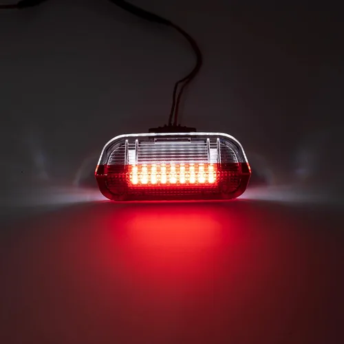 Miniatura 2 de Luces LED de cortesía para VW Passat B6 Golf GTI MK5 MK6 MK7 Jetta, 18-SMD rojo + blanco LED puerta trasera luz de bienvenida luces interiores