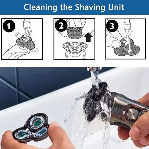 Miniatura 2 de SH60 - Cabezales de repuesto compatibles con Philips Shaver S6000 Series, SH60 Cabezales de repuesto para maquinillas de afeitar eléctricas Series