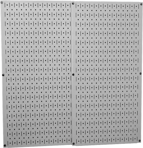 Wall Control 30-P-3232G Paquete de tablero perforado de metal gris