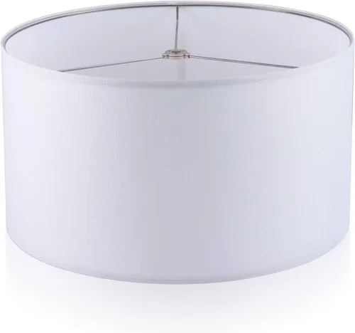 Miniatura 13 de Wellmet Requiere ensamblaje de pantalla de lámpara de 18"x18"x12" para lámpara de mesa, lámpara de cabecera, lámpara de pie, pantalla de lámpara