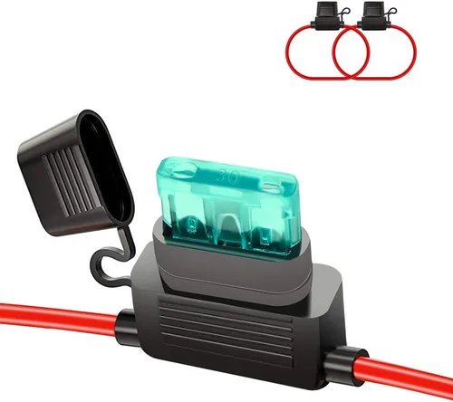Miniatura 9 de ATC/ATO 15A 12V Adaptador de grifo de fusible ATO ATC Blade Fuse Holder 6 Pack