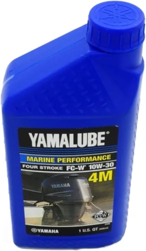 Miniatura 4 de Yamaha - Aceite cuatro tiempos Yamalube 4M para motores fuera de borda FC-W 10W-30, un cuarto de galón