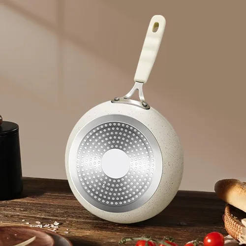 Miniatura 5 de Mini sartén antiadherente para huevos, sartén para tortilla de 6.3 pulgadas, pequeña sartén antiadherente para huevos de una sola porción