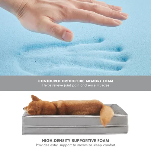Miniatura 2 de Friends Forever Cama ortopédica para perros extra grandes, sofá cama impermeable de espuma viscoelástica para perros XL con funda extraíble lavable
