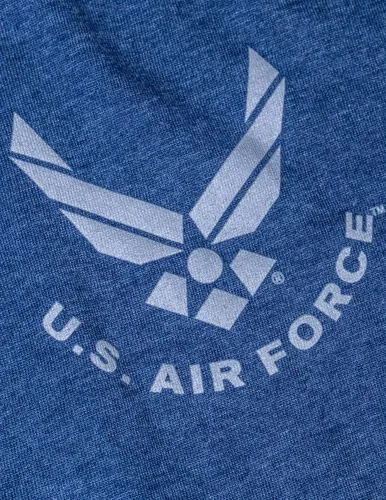 Miniatura 5 de U.S. Air Force Camiseta con licencia de la Fuerza Aérea de los Estados Unidos, camiseta militar para aviadores y veteranos de la USAF para hombres