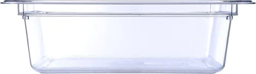 Miniatura 2 de Carlisle FoodService Products 10221B07 StorPlus - Bandeja de comida de tamaño medio, policarbonato, 4 pulgadas de profundidad, transparente