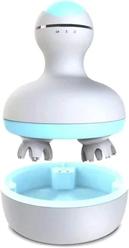 Masajeador inteligente para el cuero cabelludo, masajeador eléctrico para la cabeza, para relajar el estrés del cuero cabelludo, para el crecimiento