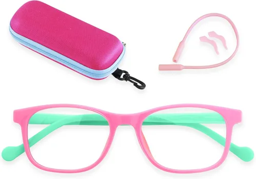 Miniatura 10 de ANDWOOD Gafas de luz azul para niños, niñas, niños, computadora, juegos, anti rayos azules, gafas de sol polarizadas de 3 a 12 años