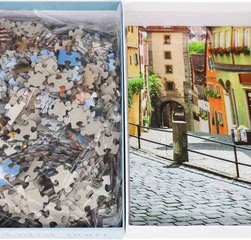 Miniatura 3 de Rompecabezas para adultos de 1000 piezas Alemania, grueso, resistente, preciso, entrelazado, juego familiar, rompecabezas de 1000 piezas a partir