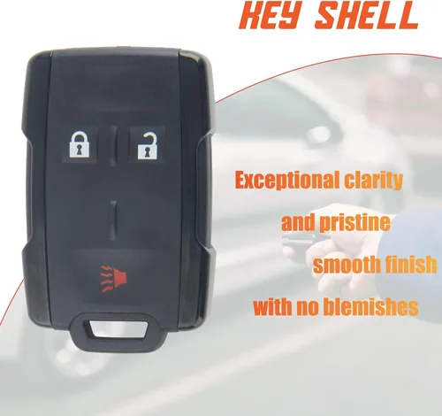 Miniatura 3 de M3N-32337100 Estuche para Llavero Compatible con Sierra Colorado Silverado 1500 Silverado 2500 Silverado 3500 Tahoe Canyon Sierra 1500 Yukon