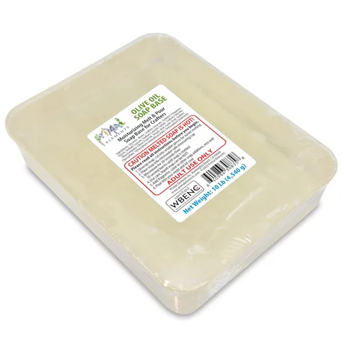 Miniatura 8 de Primal Elements Base de jabón de avena, base de glicerina hidratante para derretir y verter para manualidades, fácil de cortar, 10 libras