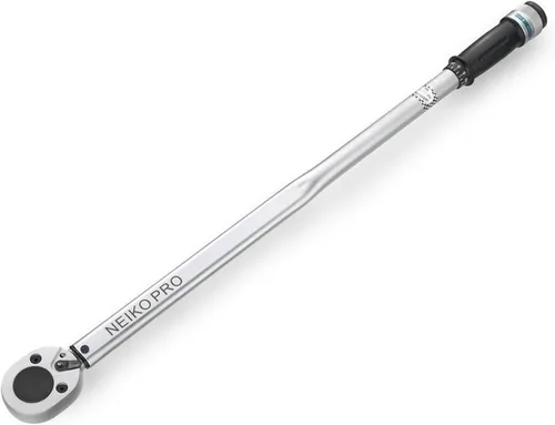Miniatura 2 de Neiko PRO 03711B Llave de torsión de 3/4”, 3/4” de transmisión SAE, 50-300 pies-libras, longitud de 34”, llave de torsión con clic ajustable, acero