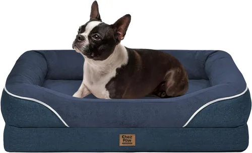 Miniatura 23 de Cama ortopédica grande lavable para perros, sofá XL para perros, cama de cuatro lados para perros, impermeable, antideslizante, para perros de gran