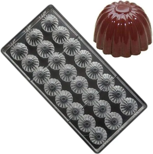 Miniatura 9 de Molde de Policarbonato para Chocolate Molde de Caramelo DIY Plástico Duro Transparente Utensilios de Repostería Herramientas de Pastelería 4