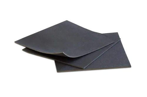 Miniatura 12 de Láminas de hule, 6 x 6 x 1/16 pulgadas, color negro, (3 unidades), material para hacer juntas de plomería, soportes, niveladores, paragolpes