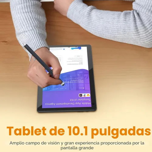 Miniatura 2 de Tablet Android 15 de 10 pulgadas, tableta 2 en 1 con teclado. 8GB RAM+32GB ROM compatible con tabletas PC expandibles de 1TB, CPU de cuatro núcleos