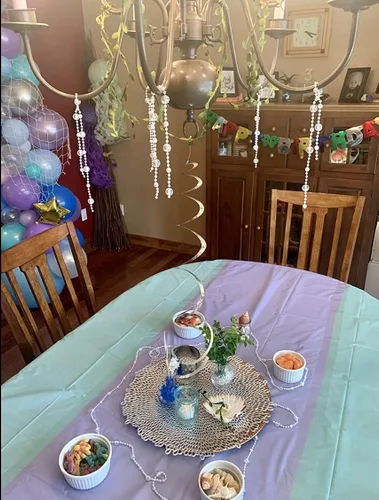 Miniatura 6 de KAOYOO - Cadena de cuentas de cristal transparente de 10 m para bricolaje, decoración de boda y fiesta (colorida)