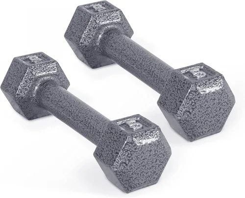 Miniatura 45 de CAP Barbell Mancuerna hexagonal de hierro fundido Múltiples opciones
